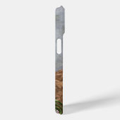 かわいいオオカミ子犬のくんくんかぐ花の花 Case-Mate iPhoneケース (裏面 / 右)