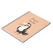 かわいいオオハシの鳥の動物 ノートブック (左側)