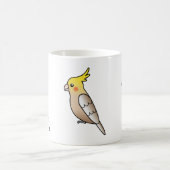 かわいいオカメインコのキャラクター3羽 コーヒーマグカップ (中央)
