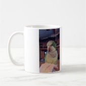 かわいいオキナインコのマグカップ コーヒーマグカップ (左)