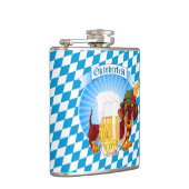 かわいいオクトーバーフェストビアハウンド フラスク (右)