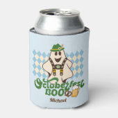 かわいいオクトーバーフェスト幽霊不気味シーズン 缶クーラー (缶正面)