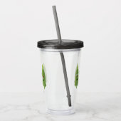 かわいいオクラ野菜の漫画 アクリルタンブラー (左)