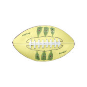 かわいいオクラ野菜の漫画 アメリカンフットボール (正面)