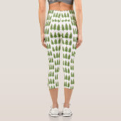 かわいいオクラ野菜の漫画 カプリレギンス (裏面)