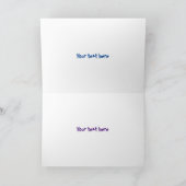 かわいいオクラ野菜の漫画 カード (内部)