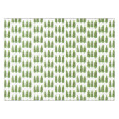 かわいいオクラ野菜の漫画 テーブルクロス (正面(横))