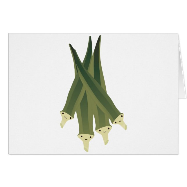 かわいいオクラ (正面横)