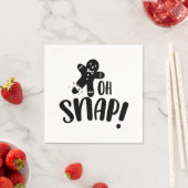 かわいいオスナップレスクリスマス スタンダードカクテルナプキン (インサイチュ)