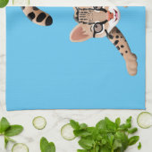 かわいいオセロアニメイラストレーション キッチンタオル (折り畳み)