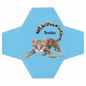 かわいいオセロアニメイラストレーション サッカーボール (フラット)