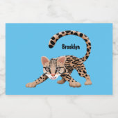 かわいいオセロアニメイラストレーション フードラベル (シングルラベル)