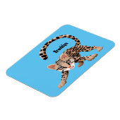 かわいいオセロアニメイラストレーション マグネット (左側)