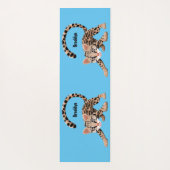 かわいいオセロアニメイラストレーション ヨガマット (裏面)