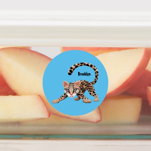 かわいいオセロアニメイラストレーション ラベル (貼付)