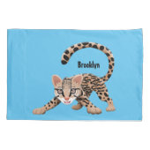 かわいいオセロアニメイラストレーション 枕カバー (裏面)