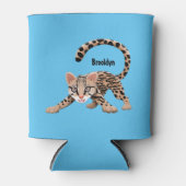 かわいいオセロアニメイラストレーション 缶クーラー (正面)