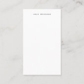 かわいいオッターとハートバレンタインデー 名刺 (裏面)