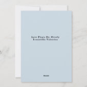 かわいいオッターバレンタインデーカード - 恋人への特別なメッセージ シーズンカード (裏面)