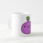 かわいいオニオン コーヒーマグカップ (正面左)