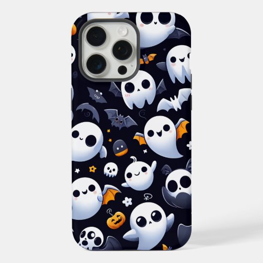 かわいいオバケのハロウィン iPhoneケース (裏面)
