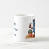 かわいいオフィスコーヒー愛好家 コーヒーマグカップ (中央)
