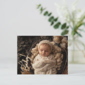 かわいいオベビー!ニュートラルポストカード ポストカード (スタンド正面)