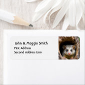 かわいいオポッサム動物自然野生動物アート ラベル (インサイチュ)