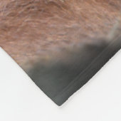 かわいいオランウータン フリースブランケット (角)