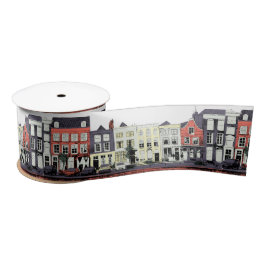 かわいいオランダの町家 サテンリボン