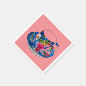 かわいいオリジナルティーカップパーティー スタンダードカクテルナプキン (角)
