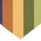 かわいいオリーブセージ海軍ストライプの小さなテーブルクロス テーブルクロス (アングル)