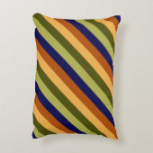 かわいいオリーブ仙人海軍ストライプアクセント枕 アクセントクッション (裏面(縦))