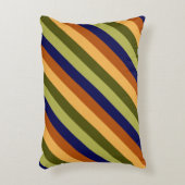 かわいいオリーブ仙人海軍ストライプアクセント枕 アクセントクッション (正面(垂直))