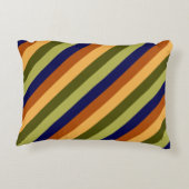 かわいいオリーブ仙人海軍ストライプアクセント枕 アクセントクッション (裏面)