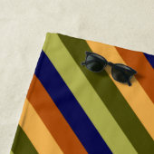 かわいいオリーブ仙人海軍ストライプビーチタオル ビーチタオル (インサイチュ)