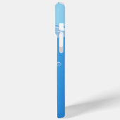 かわいいオルカホエールイン海と名前をカスタムする Case-Mate iPhoneケース (裏面 / 左)