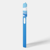 かわいいオルカホエールイン海と名前をカスタムする Case-Mate iPhoneケース (裏面 / 右)