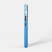 かわいいオルカホエールイン海と名前をカスタムする SAMSUNG GALAXYケース (右側面)