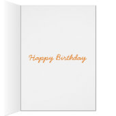 かわいいオレンジこけし日本の人形 (内側 (右))