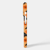 かわいいオレンジのハロウィン クラウンポンプキン柄 Case-Mate iPhoneケース (裏面 / 左)