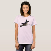 かわいいオレンジの猫のハロウィンTシャツ Tシャツ (正面フル)