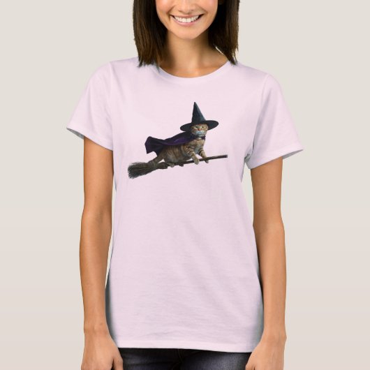 かわいいオレンジの猫のハロウィンTシャツ Tシャツ (正面)