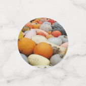 かわいいオレンジカボチャ コンフェッティ (スモール正面)