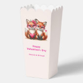 かわいいオレンジキツネインラブバレンタインデー フェイバーボックス (裏面)