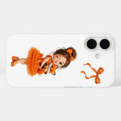 かわいいオレンジキツネ女子のiPhoneケース Case-Mate iPhoneケース (裏面 (横))
