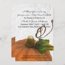 かわいいオレンジストーリーブックプリンセスベビーシャワー