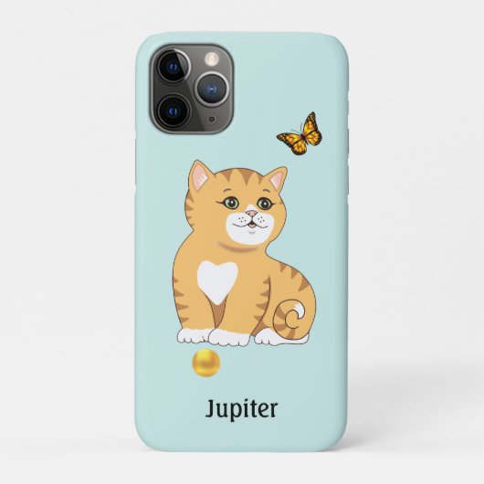 かわいいオレンジタビー子猫 Case-Mate iPhoneケース (裏)