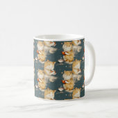 かわいいオレンジタビー猫コーヒーマグ コーヒーマグカップ (正面右)