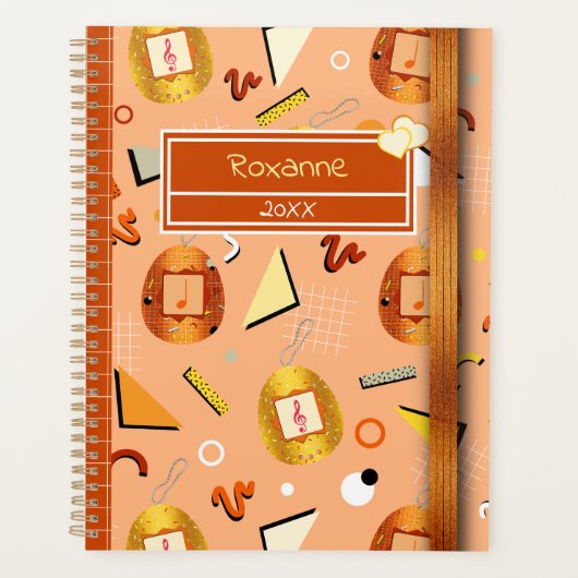 かわいいオレンジタマゴッチ プランナー手帳 (正面)